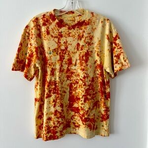 Men's Tie-Dye Lady White Co. T-Shirt - Red and Yellow